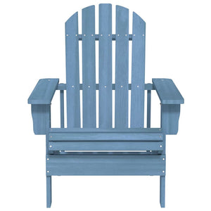 vidaXL Adirondack Garden Chair Solid Fir Wood Blue