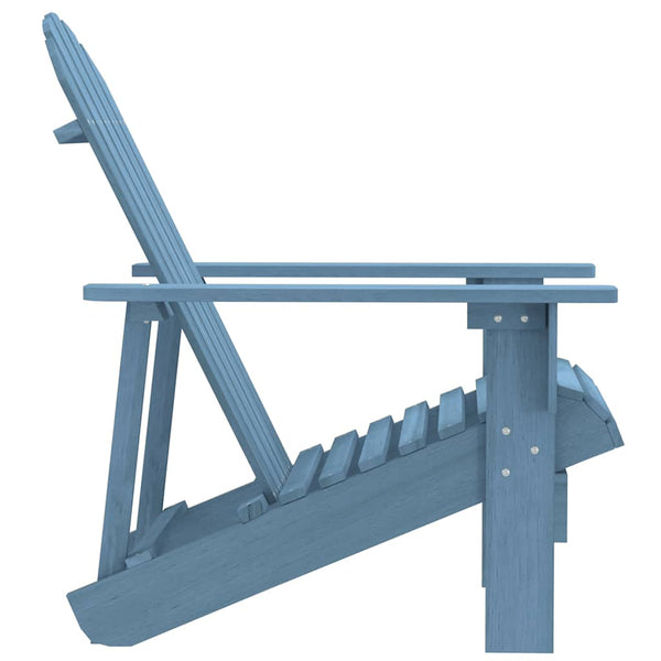 vidaXL Adirondack Garden Chair Solid Fir Wood Blue