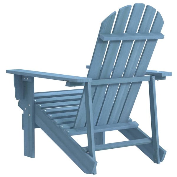 vidaXL Adirondack Garden Chair Solid Fir Wood Blue