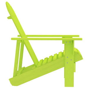 vidaXL Adirondack Garden Chair Solid Fir Wood Green