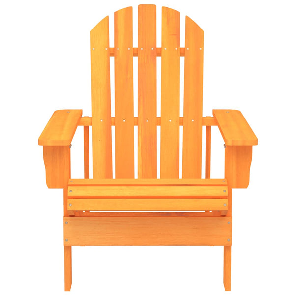 vidaXL Adirondack Garden Chair Solid Fir Wood Orange