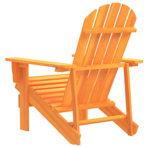 vidaXL Adirondack Garden Chair Solid Fir Wood Orange