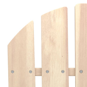 vidaXL Adirondack Garden Chairs with Table Solid Fir Wood