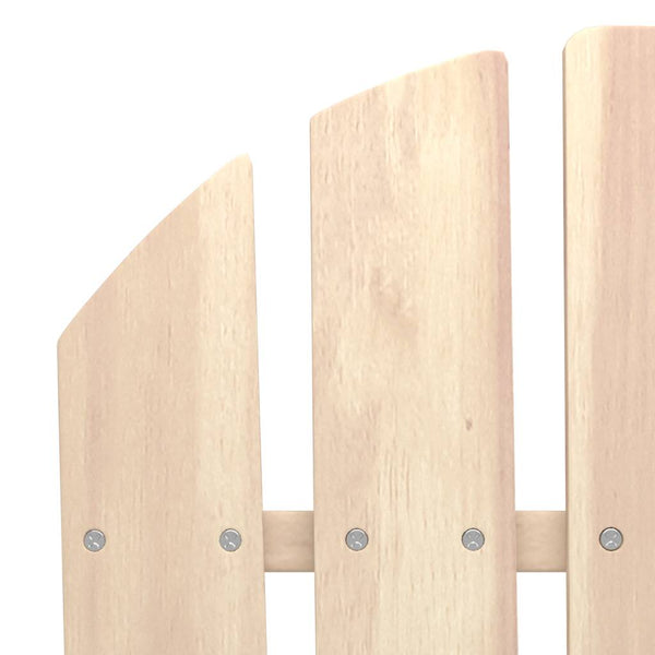 vidaXL Adirondack Garden Chairs with Table Solid Fir Wood