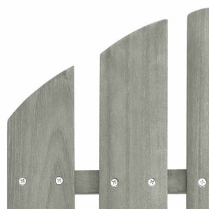 vidaXL Adirondack Garden Chair with Table Solid Fir Wood Grey