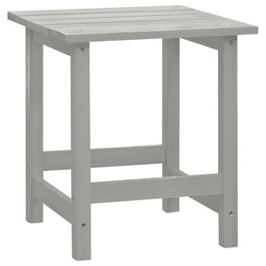 vidaXL Adirondack Garden Chair with Table Solid Fir Wood Grey