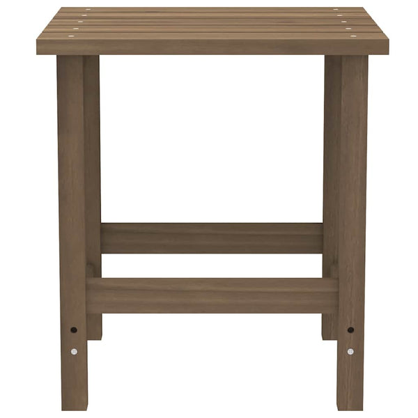vidaXL Adirondack Garden Chair with Table Solid Fir Wood Brown