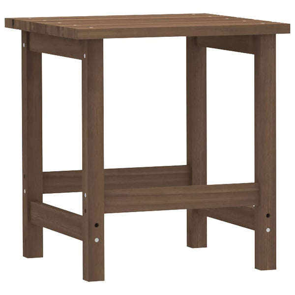 vidaXL Adirondack Garden Chair with Table Solid Fir Wood Brown