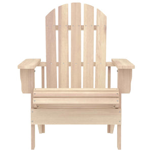 vidaXL Adirondack Garden Chair with Table Solid Fir Wood