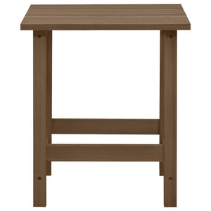 vidaXL Adirondack Garden Chair with Footrest & Table Fir Wood Brown