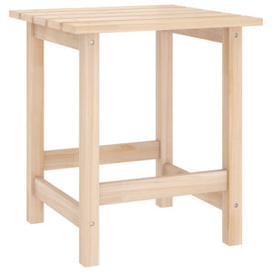 vidaXL Adirondack Garden Chair with Ottoman & Table Solid Fir Wood