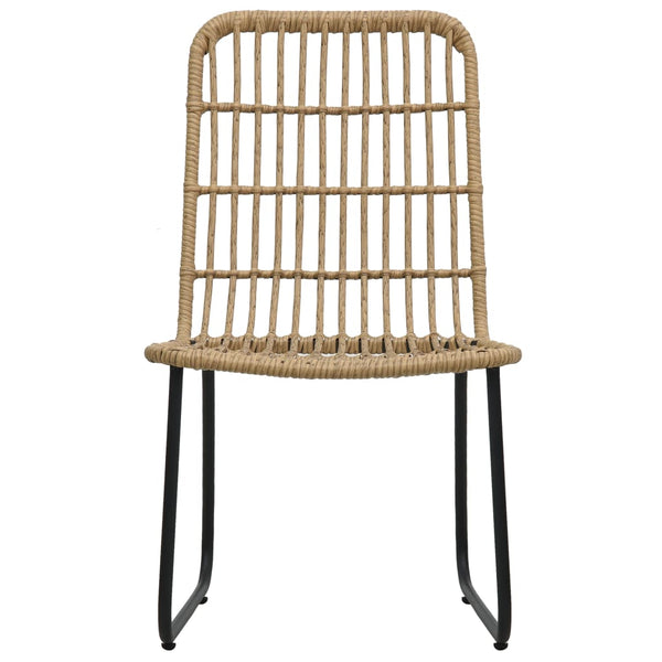 vidaXL 9-piece Outdoor Dining Set Poly Rattan and Glass