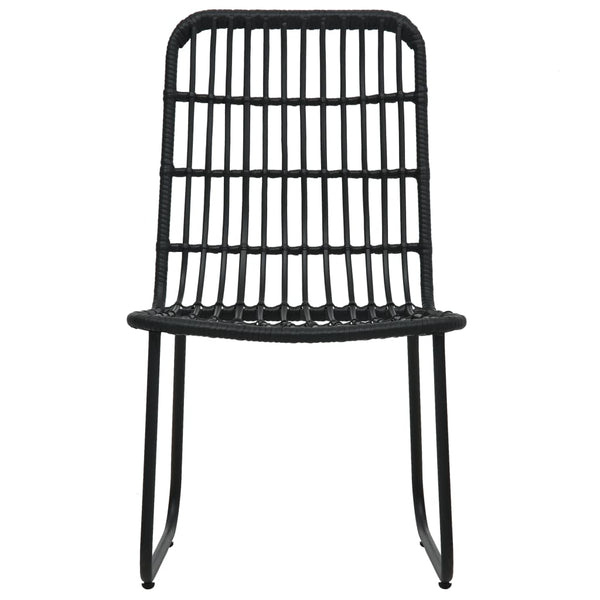 vidaXL 5-piece Garden Dining Set Poly Rattan and Glass