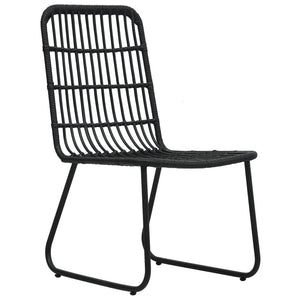 vidaXL 9-piece Outdoor Dining Set Poly Rattan and Glass