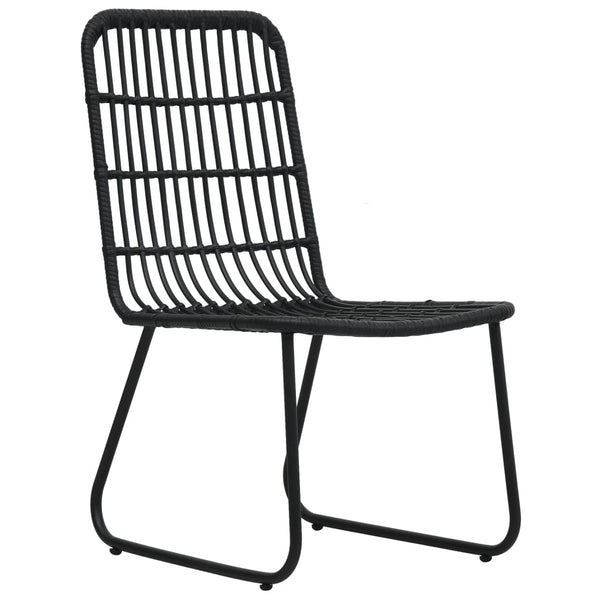 vidaXL 9-piece Outdoor Dining Set Poly Rattan and Glass