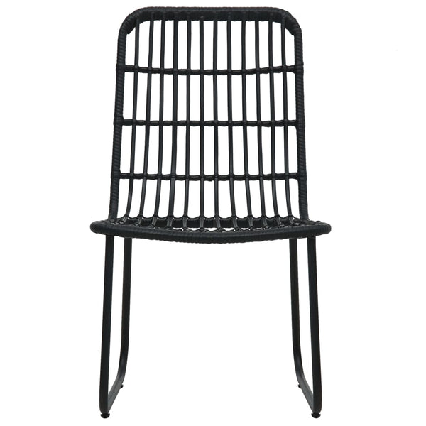 vidaXL 9-piece Outdoor Dining Set Poly Rattan and Glass