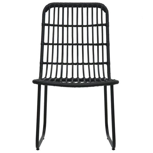 vidaXL 7-Piece Garden Dining Set Poly Rattan and Glass