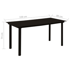 vidaXL 5-Piece Outdoor Dining Set