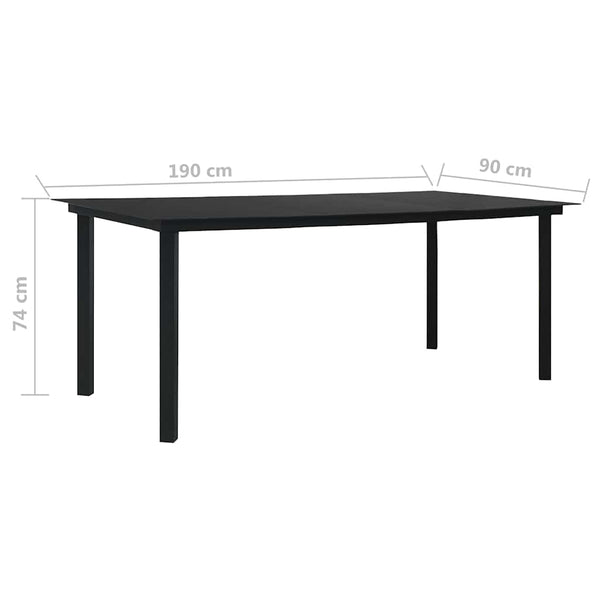 vidaXL 7-Piece Outdoor Dining Set
