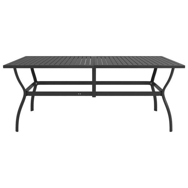 vidaXL 7-Piece Garden Dining Set Textilene and Steel