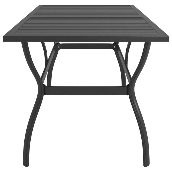 vidaXL 9-piece Outdoor Dining Set Textilene and Steel