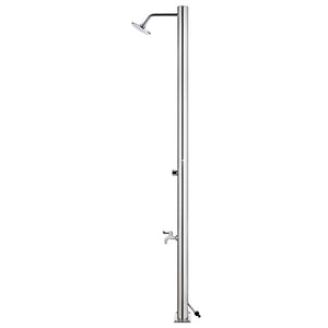 vidaXL Garden Shower 215 cm Stainless Steel