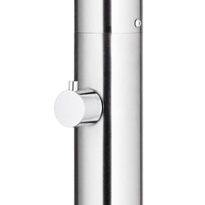 vidaXL Garden Shower 215 cm Stainless Steel