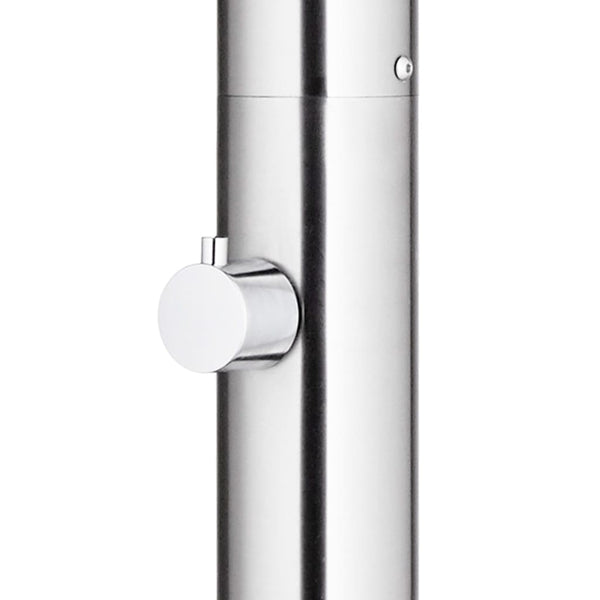 vidaXL Garden Shower 215 cm Stainless Steel