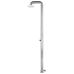 vidaXL Outdoor Shower 225 cm Stainless Steel