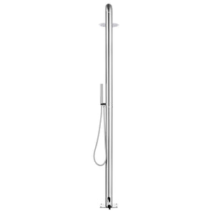 vidaXL Outdoor Shower 225 cm Stainless Steel