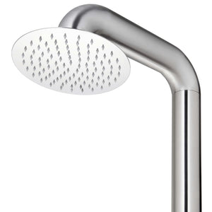vidaXL Outdoor Shower 225 cm Stainless Steel