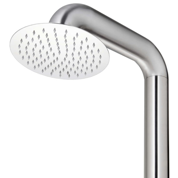 vidaXL Outdoor Shower 225 cm Stainless Steel