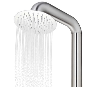 vidaXL Outdoor Shower 225 cm Stainless Steel