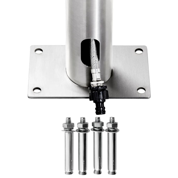 vidaXL Outdoor Shower 225 cm Stainless Steel