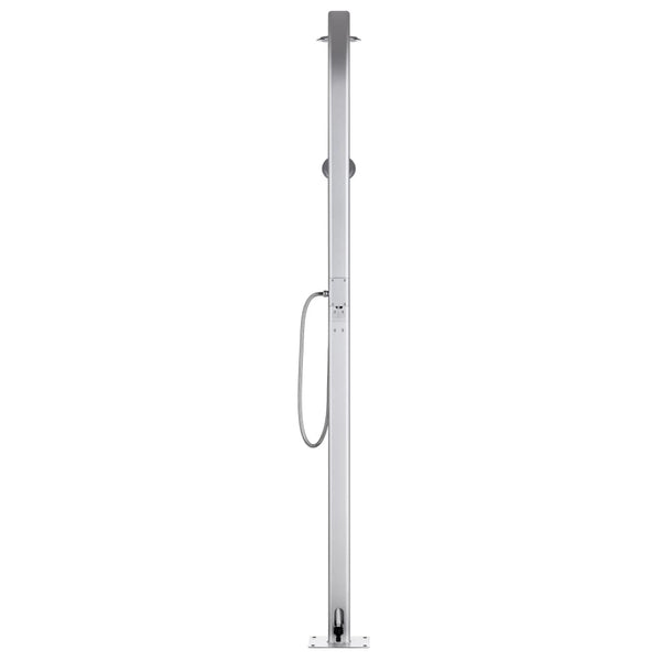 vidaXL Outdoor Shower 215 cm Aluminum