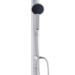vidaXL Outdoor Shower 215 cm Aluminum