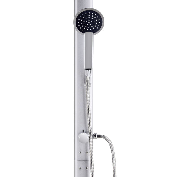 vidaXL Outdoor Shower 215 cm Aluminum