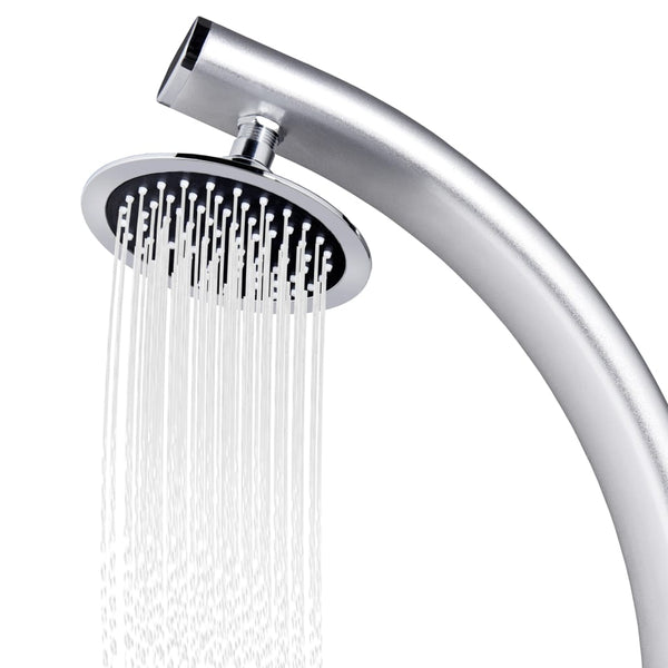 vidaXL Outdoor Shower 215 cm Aluminum