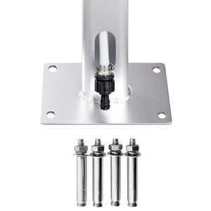 vidaXL Outdoor Shower 215 cm Aluminum
