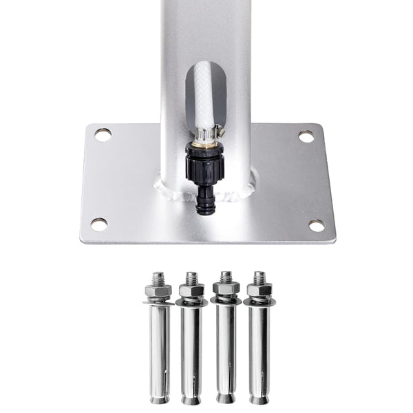 vidaXL Outdoor Shower 215 cm Aluminum