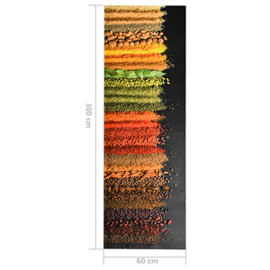 vidaXL Kitchen Runner Washable Spices 60x300 cm