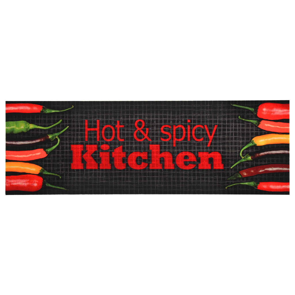 vidaXL Kitchen Runner Washable Hot & Spicy 60x300 cm