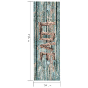 vidaXL Washable Kitchen Runner Love 60x300 cm