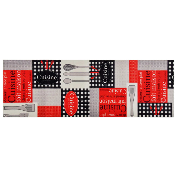 vidaXL Washable Kitchen Runner Cuisine 60x300 cm