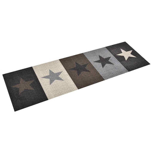 vidaXL Kitchen Floor Mat Washable Star 45x150 cm