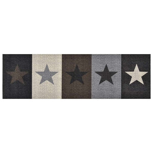 vidaXL Kitchen Floor Mat Washable Star 45x150 cm