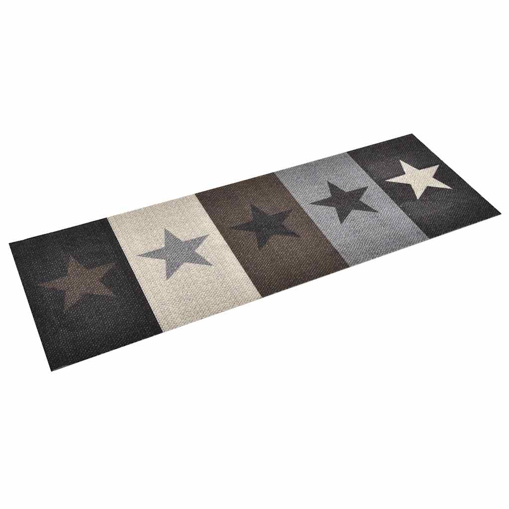 vidaXL Kitchen Mat Washable Star 60x180 cm