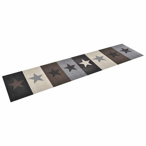 vidaXL Washable Kitchen Runner Stars 60x300 cm