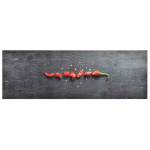 vidaXL Kitchen Floor Mat Washable Pepper 60x180 cm