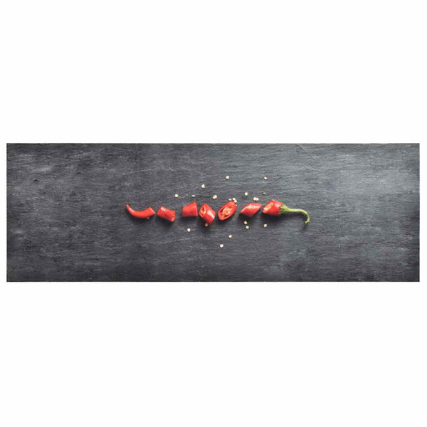 vidaXL Kitchen Floor Mat Washable Pepper 60x180 cm